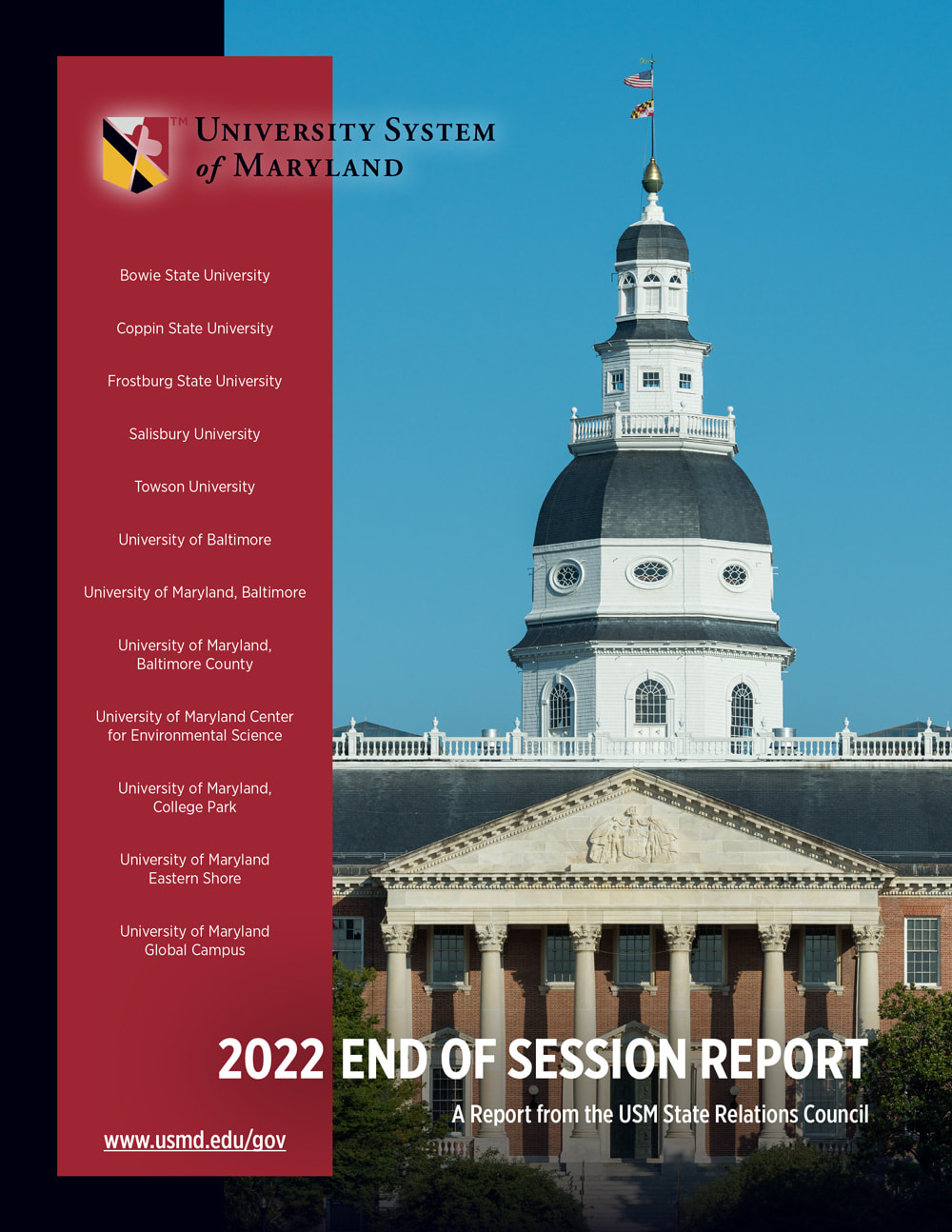 University System of Maryland -- 2022 End of Session Report