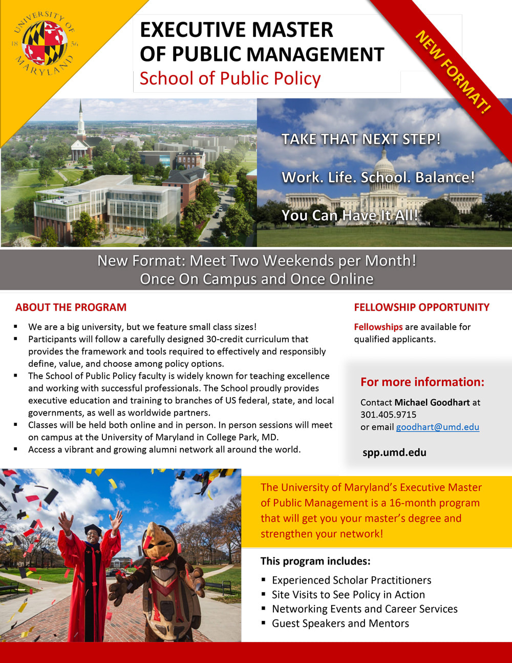School of Public Policy • Executive Master of Public Management -- Flyer