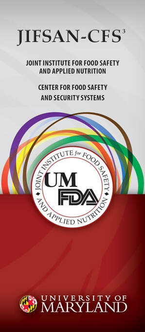 Joint Institute for Food Safety and Applied Nutrition (JIFSAN) -- UM FSA -- Tri-Fold Brochure Cover