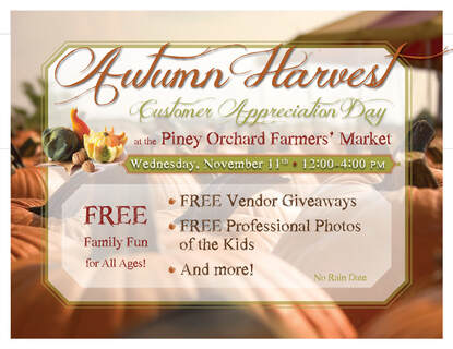 Autumn Harvest Customer Appreciation Day Postcard